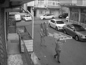 Arnavutköy’deki İlginç Hırsızlık Olayları Kamerada