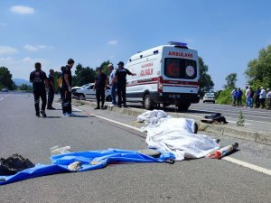 Metrelerce Sürüklenen Motosikletin Sürücüsü Hayatını Kaybetti