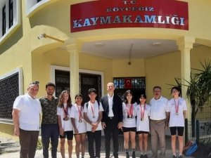 Kaymakam Maslak, Atletizmde Dereceye Giren Sporcuları Ağırladı