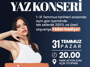 Park Afyon’da Simge Sağın İle Yaz Konseri