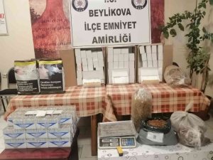 Şüphelenilen Araçta Kaçak Tütün Ve Malzemeleri Ele Geçirildi