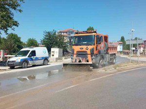 Hisarcık Belediyesi’nden Bayram Temizliği