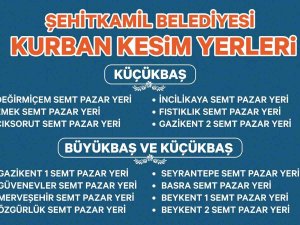 Şehitkamil’de Kurban Satış Ve Kesim Yerleri Belirlendi