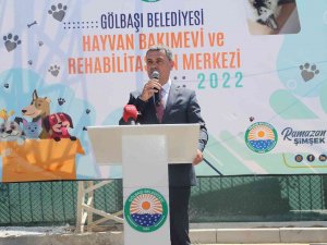 Gölbaşı Belediyesi ‘Hayvan Bakımevi Ve Rehabilitasyon Merkezi’nin Açılışı Yapıldı
