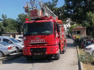 Manavgat’da Otel Çamaşırhanesinde Yangın
