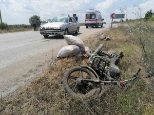 Çan’da Trafik Kazası; 1 Ağır Yaralı