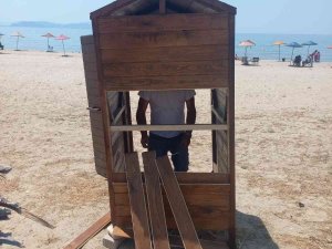 Plaj Vandalları Sevgi Plajı’nda 500 Bin Liralık Hasar Oluşturdu