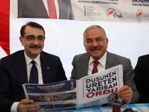 Enerji Ve Tabii Kaynaklar Bakanlığından Ordu’ya Asfalt Bitüm Malzemesi Desteği