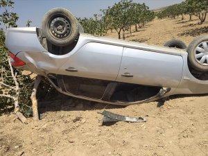 Şanlıurfa’da Kontrolden Çıkan Otomobil Devrildi: 1 Yaralı