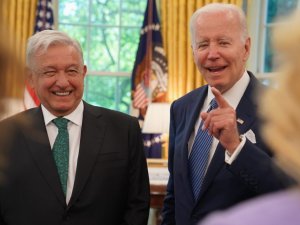 Meksika Devlet Başkanı Obrador İle Abd Başkanı Biden Bir Araya Geldi