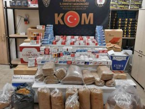 Tütün Ve Makaron Kaçakçılarına Polis Operasyonu