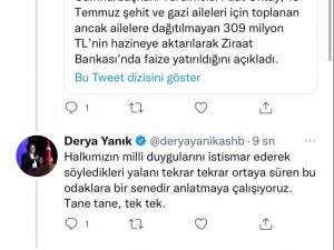 Bakan Yanık’tan Algı Haberlerine Tepki