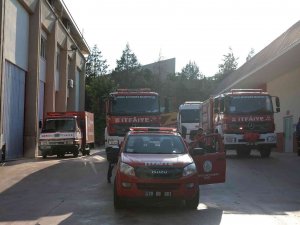 Denizli’den Datça’daki Yangına İtfaiye Sevk Edildi