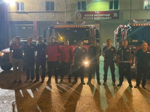 Datça’da Ki Yangına Düzce’den Müdahale Ekibi