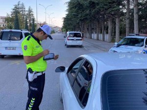 Bolvadin Polisinden Trafik Denetimi