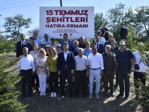 15 Temmuz Şehitleri Anısına Dikilen 251 Fidan Ve Ağaca Bakım Yapıldı