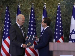 Biden, İ̇srail Cumhurbaşkanı Herzog İle Bir Araya Geldi