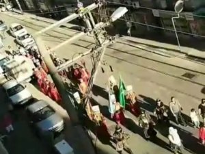 Mehter Eşliğinde Kavga Kameraya Yansıdı