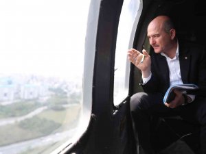 İ̇çişleri Bakanı Soylu Trafik Tedbirlerini Havadan Ve Karadan Denetledi