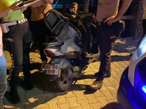 Motosikletin Çarptığı Kadın Yaralandı