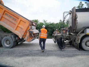 Samsun’da Yol Çalışmaları Sürüyor