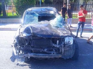 Trafik Kazasında 2 Kişi Yaralandı