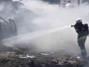 Hurdalıkta Çıkan Yangın Söndürüldü