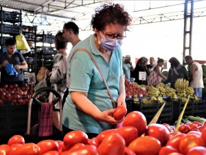 Antalya’da Dört Gözle Beklenen Yayla Domatesi Pazarla Buluştu