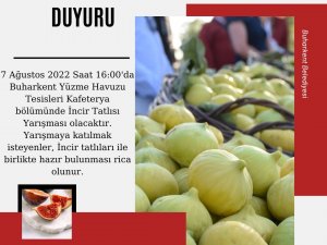 İ̇ncir Tatlısı Yarışması İçin Geri Sayım Başladı