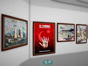 Gaün’de 15 Temmuz Anısına Ulusal Karma Sergi