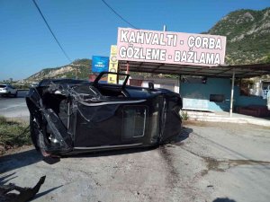 Söke’de Otomobil Takla Attı: 1 Yaralı