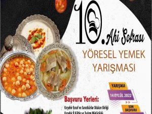 Ahi Sofrası Yöresel Yemek Yarışması Başvuruları Başladı