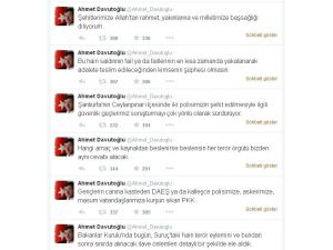 Başbakan Davutoğlu’ndan ‘Suruç’ Ve ‘Ceylanpınar’ Açıklaması