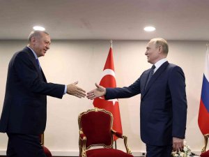 Cumhurbaşkanı Erdoğan, Rusya Devlet Başkanı Putin İle Görüştü