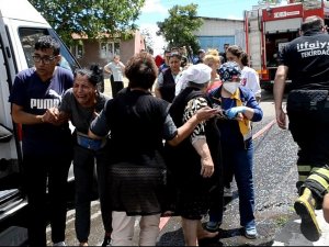 Çorlu’da Acı Olay: Yanan Evlerine Hüngür Hüngür Ağladılar