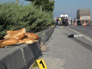 Fırından Aldığı Ekmekleri Evine Ulaştıramadı