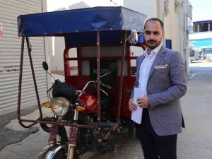 "Yolcu" Yerine "Tüpgaz" Taşınan Motosiklet İle Sürücüye 2 Bin 456 Lira Ceza