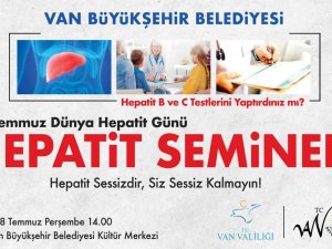 Van’da ‘Dünya Hepatit Günü’ Konulu Seminer