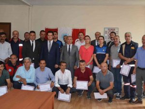 Belediye Personeline ‘İlkyardımcı Belgesi’ Verildi