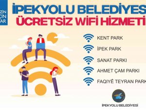 İ̇pekyolu’ndaki Parklarda Ücretsiz İnternet Dönemi