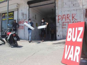 Sıcak Havada Buz Satışları Patladı