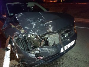 Malkara’da İki Otomobil Çarpıştı: 1 Yaralı