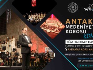Antakya Medeniyetler Korosu Akdamar Adası’nda Konser Verecek