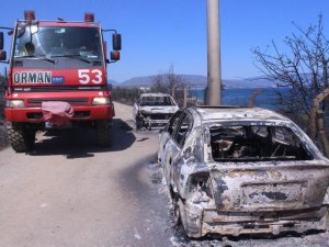 Seferihisar’daki Her İki Yangın Da Kontrol Altında
