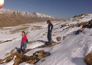 Dağcılar Ovit'in zirvesinde