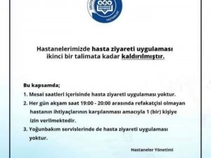 Erü Hastaneleri Ziyaretçi Uygulamasını Kaldırdı