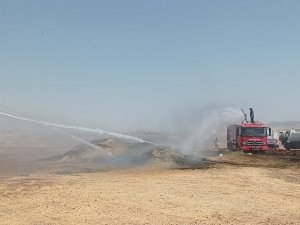 Siirt’te 100 Ton Buğday Yangında Kül Oldu