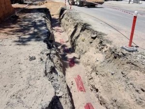 Gördes’e 6 Milyon Liralık Altyapı Yatırımında İlk Kazma Vuruldu