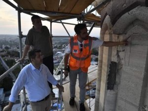 Vali Kırbıyık, Selimiye Camii’nde Restorasyon Çalışmalarını İnceledi