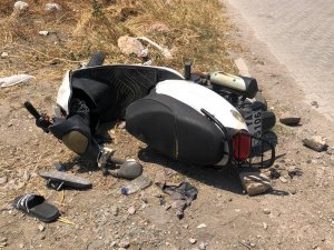 Devrilen Motosikletin Sürücüsü Ağır Yaralandı